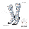 thumbnail image 4 of Balery Happy Snowmen Snowfall Calcetines novedosos Calcetines deportivos Calcetines hasta la rodilla Calcetines de algodón Calcetines originales y geniales, 4 of 6