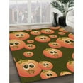 thumbnail image 3 of Ahgly Company Machine Washable Indoor Rectangle Transitional Dark Bronze Brown Area Rugs, 2' x 5', 3 of 7