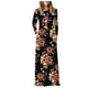 thumbnail image 2 of Vestido Largo Con Bolsillo Y Cuello en O Con Estampado de Manga Larga Informal Para Mujer Odeerbi ODB116032, 2 of 6