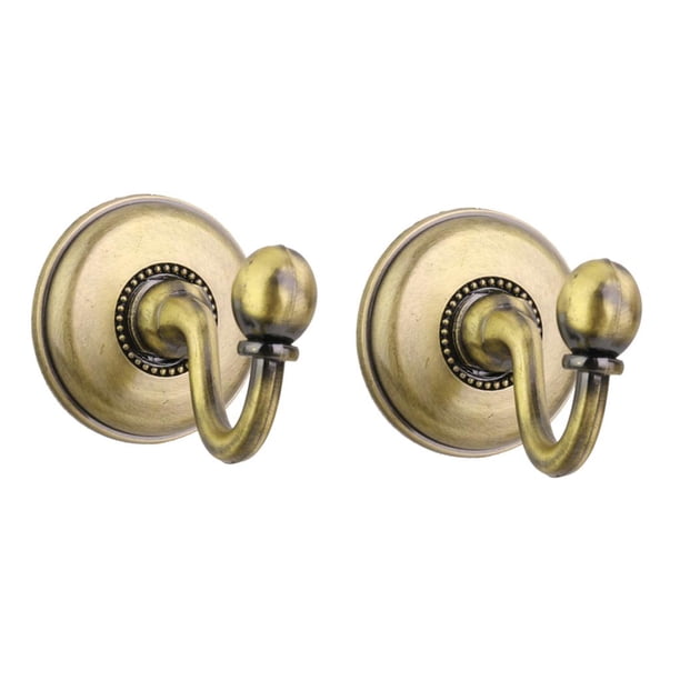2 piezas de alzapaños para cortinas de ventana, ganchos con borlas para puerta y pared, colgador decorativo Bronce