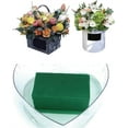 thumbnail image 3 of Happon Floral Foam Bricks for Fresh Flower, 1 Pc Green Florist Flower Styrofoam, Flower Arrangement Brick Supplies for Florist Craft, 3 of 8