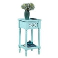 thumbnail image 3 of Convenience Concepts French Country Khloe Deluxe 1 Drawer Accent Table with Shelf, Aqua Blue, 3 of 9