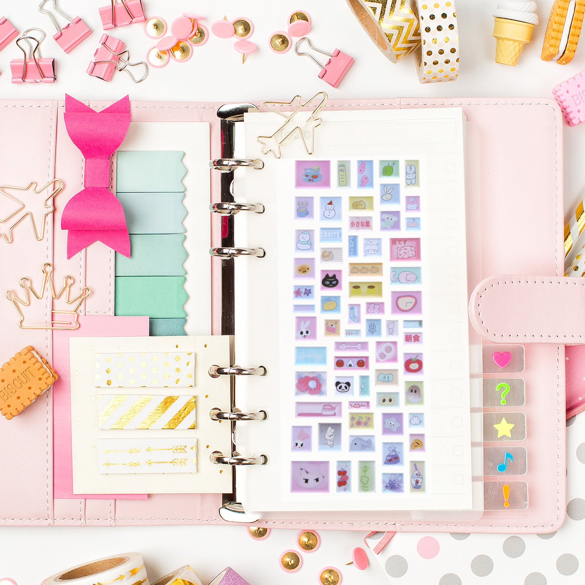 Unique Bargains Adhesive Cute Stickers Multi-Purpose Decorations Cute Animal