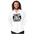 thumbnail image 3 of Can't Fact Check Crazy Funny Insult Zip Up Hoodie Men's Women's Brisco Brands X, 3 of 6