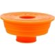 thumbnail image 1 of Sifón antirreflujo de silicona para lavadora y baño (naranja), 1 of 5