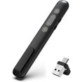 thumbnail image 1 of Presentation Clicker for Powerpoint Presentations, Presenter Remote USB C&USB A 2 in 1,Power Point Slide Clickers for Open Hyperlinks & Volume Control Windows/Mac (02), 1 of 7