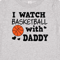 thumbnail image 4 of Inktastic I Watch Basketball with Daddy Boys Baby T-Shirt, 4 of 5