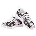 thumbnail image 4 of Pzuqiu Art Floral Horse Girls Tennis Shoes Size 11 Little Girls Butterfly Sneakers Black Lace Up Breathable Running Shoes Lightweight Causal Walking Shoes, 4 of 5