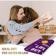 thumbnail image 2 of Sister in Law Gifts, Christmas Blanket Gifts for Sister in Law, Sister in Law Birthday Gifts, Sister-in-Law Gift on Mother''s Day, to My Sister in Law Blanket, 60"x 50", 2 of 6