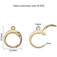 thumbnail image 6 of 30Pairs Stainless Steel Leverback Earring Hoop Earring with Loop Leverback Earwire Findings Earring Hooks, 6 of 6