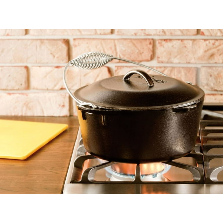 5 Quart Lodge Cast Iron Dutch Oven With Bail Handle — The Carl