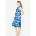 thumbnail image 3 of Dreams & Co. Plus Size Trapeze V-Neck Short Lounger, 3 of 6
