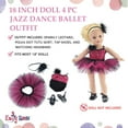 thumbnail image 3 of Emily Rose 18-Inch Doll Clothes Jazz Ballet Ballerina 4-Piece Recital Outfit Gift Set, 3 of 9