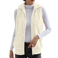 thumbnail image 2 of IMENGL cardigan en double Molleton Épaissi, Beige TG, Taille M-2TG, 2 of 7