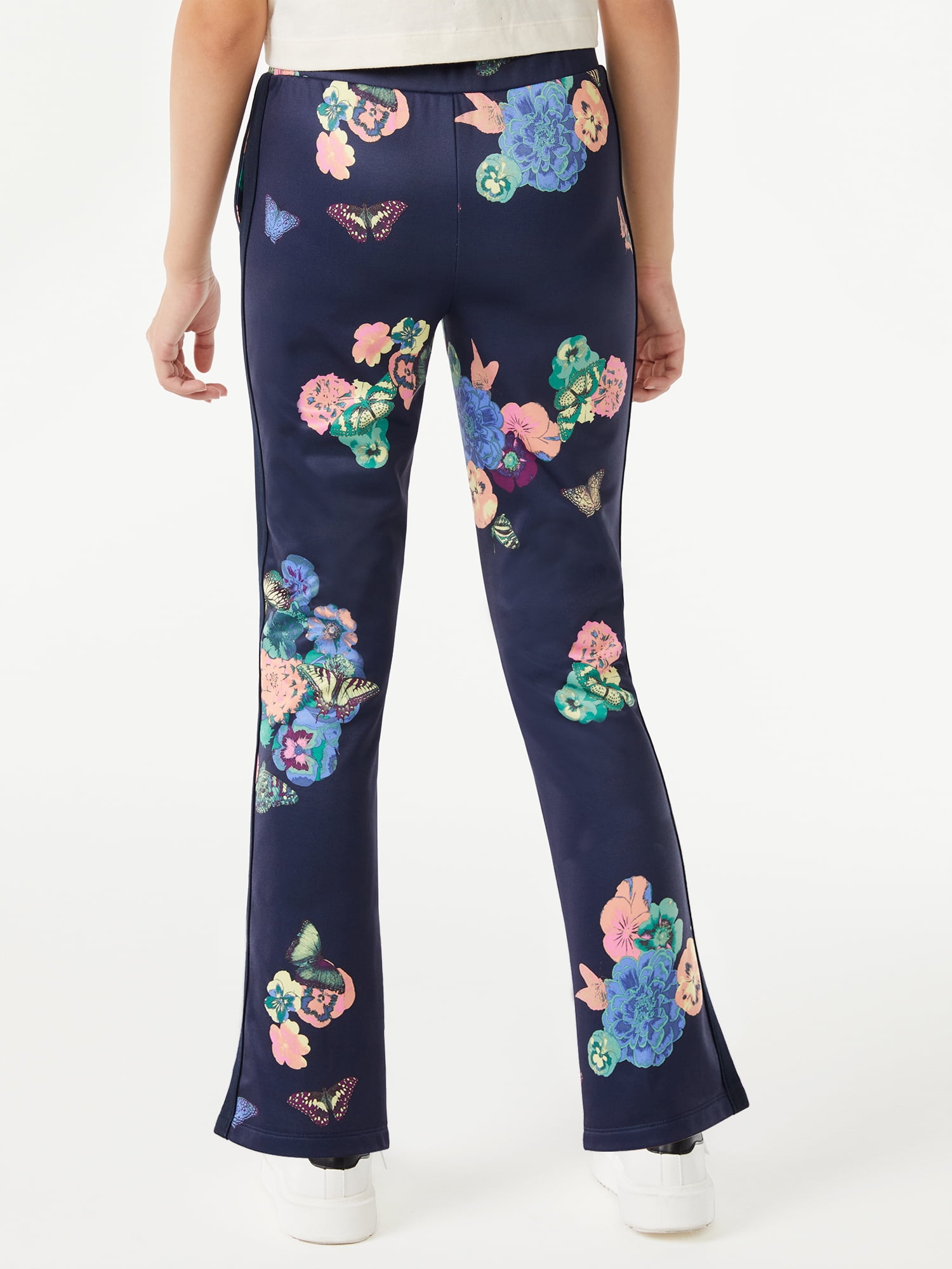 Free Assembly Girls Long Track Pants, Sizes 4-18