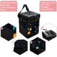 thumbnail image 2 of Geometric Cube Foldable Car Trash Can with Lid, Leak-Proof, and Hanging Storage Bag - Car Trash Bin, Trash Can for Car, Car Garbage Can, 2 of 6