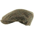 thumbnail image 2 of Mucros Weavers Men's 100% Wool Tweed Flat Kerry Flat Cap Made in Ireland, 2 of 5