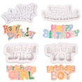 thumbnail image 2 of Pastel De Feliz Cumpleaños, Molde De Silicona Para Letras, Herramienta Para Hornear Para Diy, Dulces De Chocolate, Galletas, Pudines sonducket HA041722-02, 2 of 6