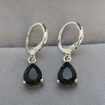 KDSJSXW Gold Pearl Earrings Luxury Temperament Diamond Geometric Circle Earrings Personality Earrings Earrings Gold Studs Earrings for Women Pearl Stud Earrings(Black,One Size)