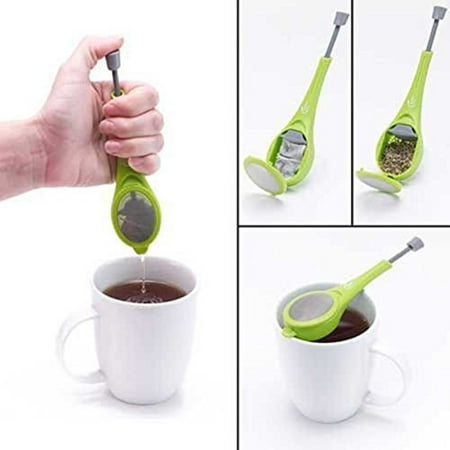 Tea Infuser Tea Strainer - Healthy Flavor Total Tea Infuser Gadget Measure Swirl Steep Stir And Press Food Grade PlasticTea & Coffee Strainer - Loose Leaf Tea