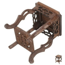 Plant Stools Jade Ornaments Flowerpot Holder Office 15.50X11.00X11.00CM Coffee