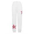 thumbnail image 4 of Gibobby Womens Wide Leg SweatPants Casual Loose Yoga pants Comfy Lounge Joggers Sweatpants Pockets(White,M), 4 of 6