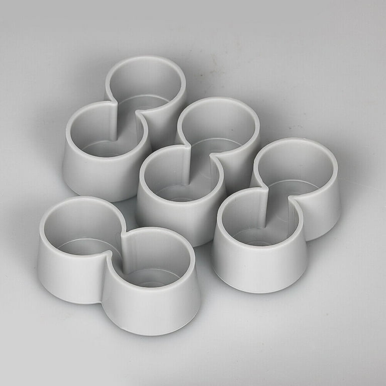 Chrome chair leg caps hotsell