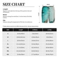 thumbnail image 3 of Balery Turquoise Beach Kayaking Pantalones cortos de pijama de punto de algodón para hombre con cinturilla y bolsillos-Large, 3 of 6