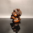 thumbnail image 4 of chinese boxwood carving car bag purse ornament carved pendant cute kylin statue bag wallet purse ornament, 4 of 4