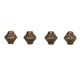 thumbnail image 3 of 100Pcs Tibetan Spacer Beads Bronze Color Zinc Alloy Widely Applicable Bronze Spacer Beads for Craft Jewelry DIY, 3 of 3
