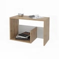 thumbnail image 6 of Macadamia and White Side Table with Convenient Open Storage, 6 of 8