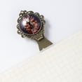 thumbnail image 5 of Floral Set of Two Vintage Copper-Colored Lace Bookmarks: Gifts for Book Lovers, 5 of 5