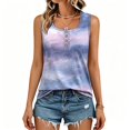 thumbnail image 2 of IMENGL Women's Slim-Fit Camisole Casual Dresses Long Sleeve Dresses V Neck Printed Long Dress Sleeveless Soft Tank Top for Womens,M-XXL, 2 of 7