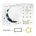 thumbnail image 4 of TISHITA Baby Monthly Milestone Blanket Flannel Newborn Photo Photography Background Prop C, 4 of 8