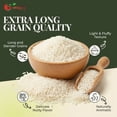 thumbnail image 5 of NY SPICE SHOP Basmati Rice Long Grain - 3 Pound - Premium Aromatic White Rice for Cooking, Biryani, Pilaf & Curry - Fluffy Separate Grains Easy to Cook Rice, 5 of 7