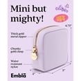 thumbnail image 2 of Bolsa de maquillaje Embla, bolsa de viaje para cosméticos y neceser, color lila, 2 of 6