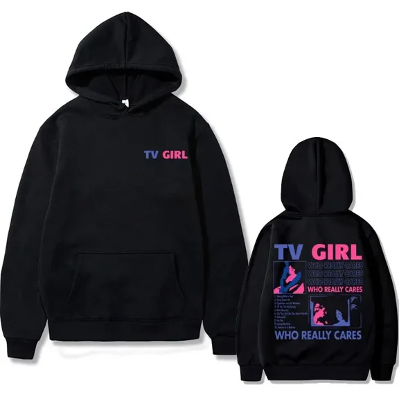Best Famous TV Girl Who Really Cares Album Print Hoodie