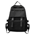 thumbnail image 3 of TGPMGRZ Lightweight School Bag Casual Daypack College Laptop Backpack Travel Rucksack for Sports High School Middle Bookbag (Black), 3 of 8