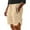 07# Khaki, variant on HKYNLAG Line Shorts for Men Elastic Waist Drawstring Shorts Stretch Summer Beach Shorts with Pockets Khaki L