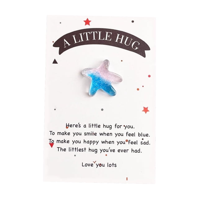 Fasiaou Multi Color Mini Pocket Hug Turtle, Thank You Note Cards Greeting Card Sea Turtle Figure Pocket Hug Gift for Friends and Family Cards and Card Stock, Greeting Cards,E