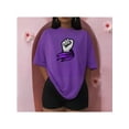 thumbnail image 1 of Playera Blusa De Puño Levantado Con Un Pañuelo Dia De La Mujer Color Morado Talla Mediana Marca Emil SaEs, 1 of 4