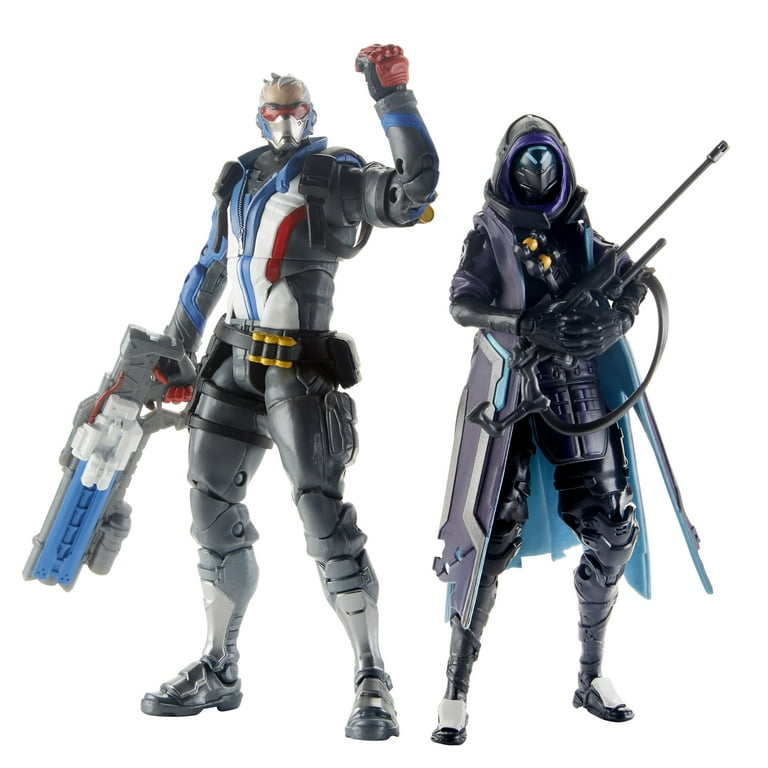 Overwatch Ultimates Series Soldier 76 and Shrike Ana Skin Dual