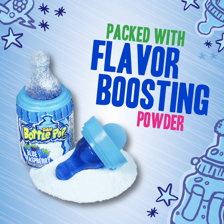 Baby Bottle Pop, Assorted Flavor Lollipops, Gluten-Free, 1.1 oz, 1