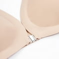thumbnail image 4 of Awdenio Bras for Women , Ladies Traceless Comfortable No Steel Ring Breathable Gathering Front Opening Buckle Bra Woman Underwear, 4 of 9