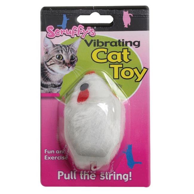 Scruffy Vibrating Mouse Cat Toy