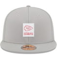 thumbnail image 2 of Men's New Era Gray Kansas City Chiefs 2025 Sideline  59FIFTY Fitted Hat, 2 of 5