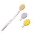 thumbnail image 1 of nipocaio Bath Brush, Skin Cleansing Brush 3 In 1 Foldable Long Handle Body Back Scrubber With Brush Sponge Pumice Stone1 Set-white, 1 of 5