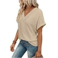 thumbnail image 5 of Ahabrexf Short Sleeve Cardigans for Women, Stylish and Lightweight Knitwear for Warm Weather, 5 of 9