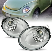For 2006-2010 Volkswagen VW Beetle Halogen Projector Headlights Set Left & Right