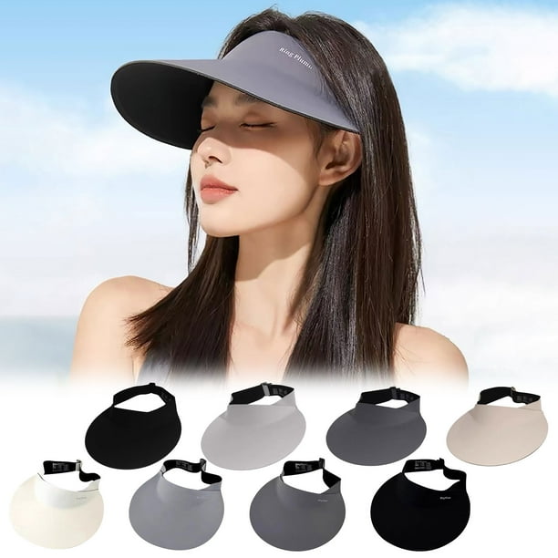 Descuento Inmediato, Sombrero para el sol grande plegable sin dejar rastro, sombrero para el sol para mujer, sombrero para el sol rojo de red a juego para viajes Akmoler